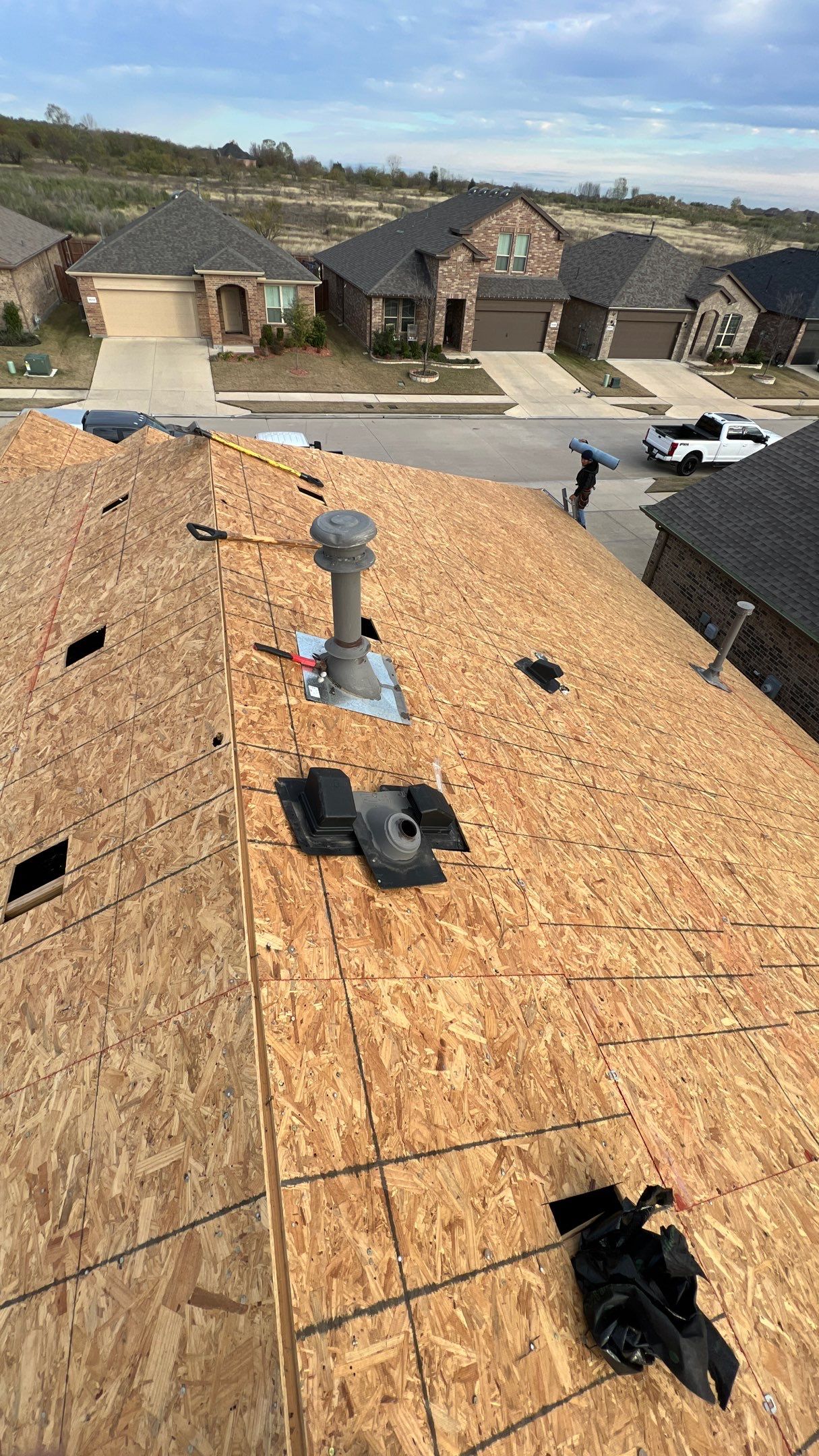 Residential Roofing Installation using ATLAS StormMaster Shake by Harvey Roofing & Construction