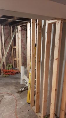 Basement remodel