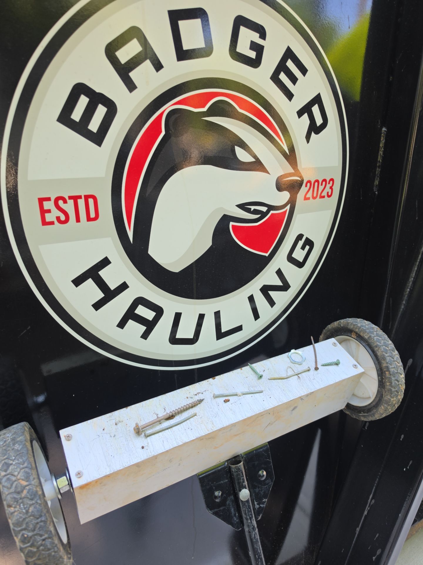 Job site clean up in Charlotte by Badger Hauling