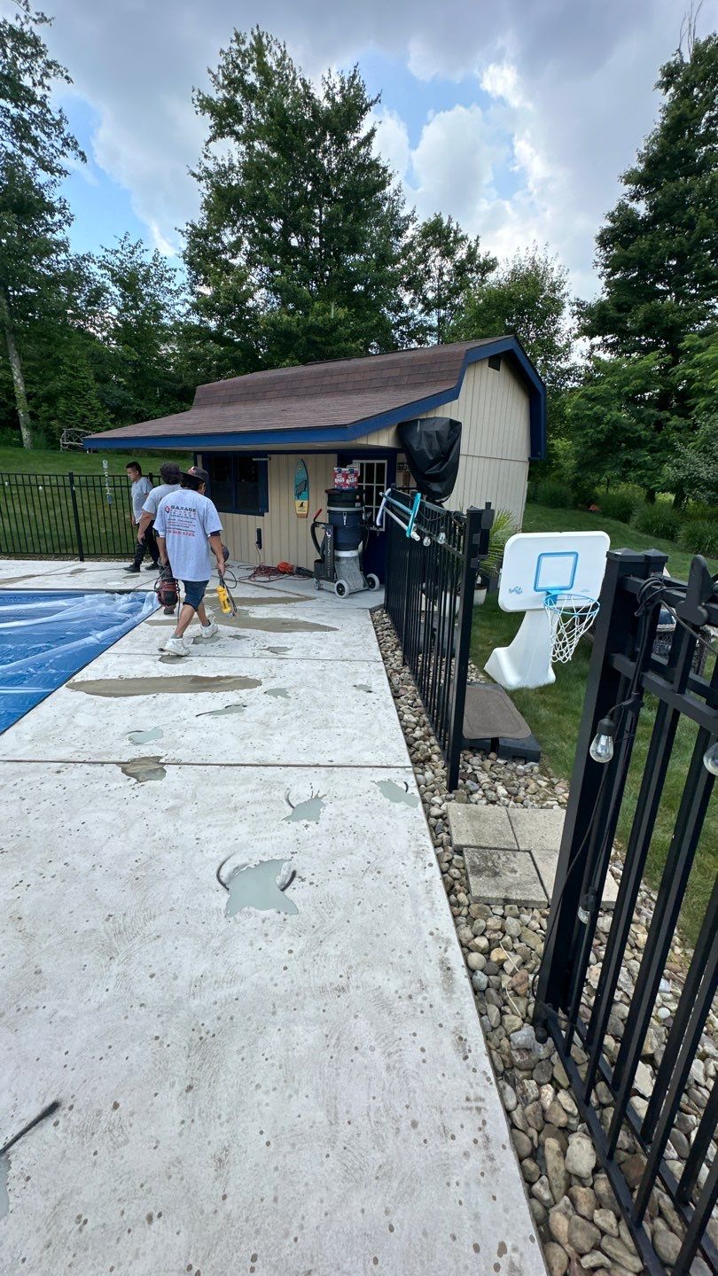 Oxford Pool Deck Project in Baden by Floors in a Day, Inc