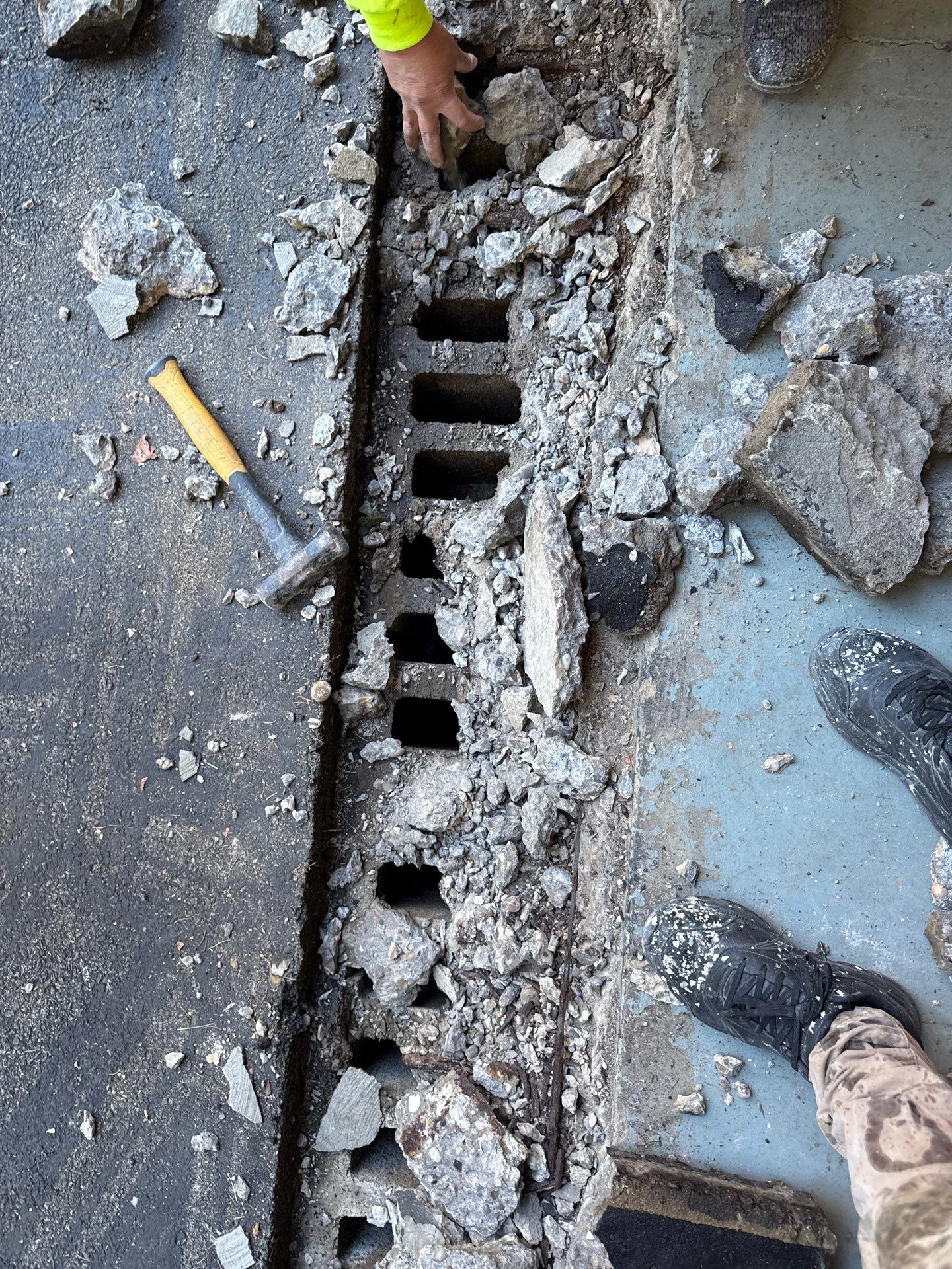 Garage + Steps + structural Repair Project in Pittsburgh by Floors in a Day, Inc