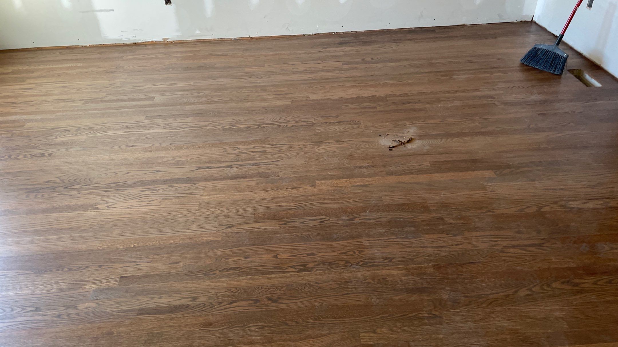 Remodeled Home with new tile floors, Showers and Refinished Oak Floors with stain and Waterbased Finish by Footprints Floors of Coastal Carolina