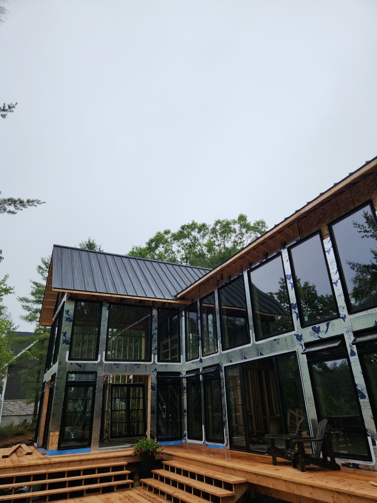 Custom Home Roofing – Matte Black Standing Seam by Jay Carter Roofing & Sheet Metal