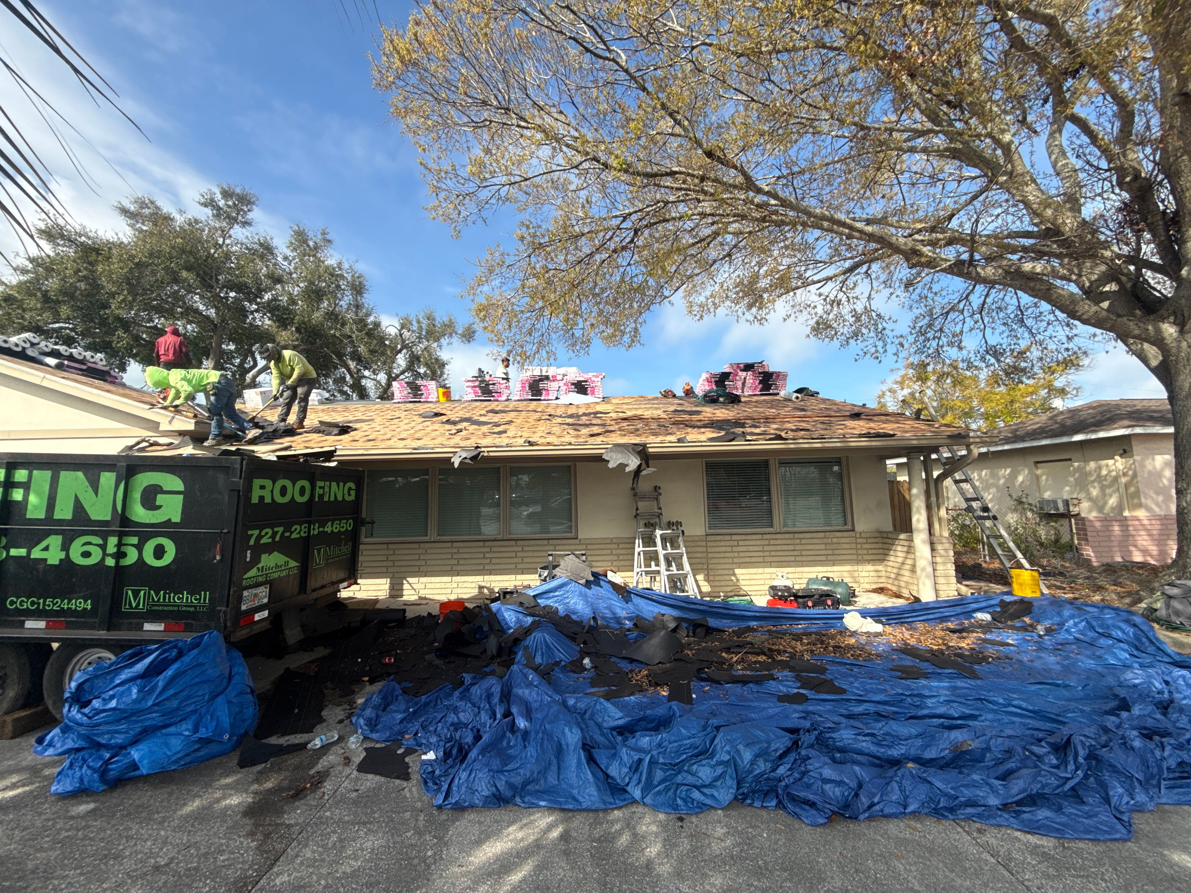 Project in St. Petersburg 33710 by Mitchell Roofing Company LLC 