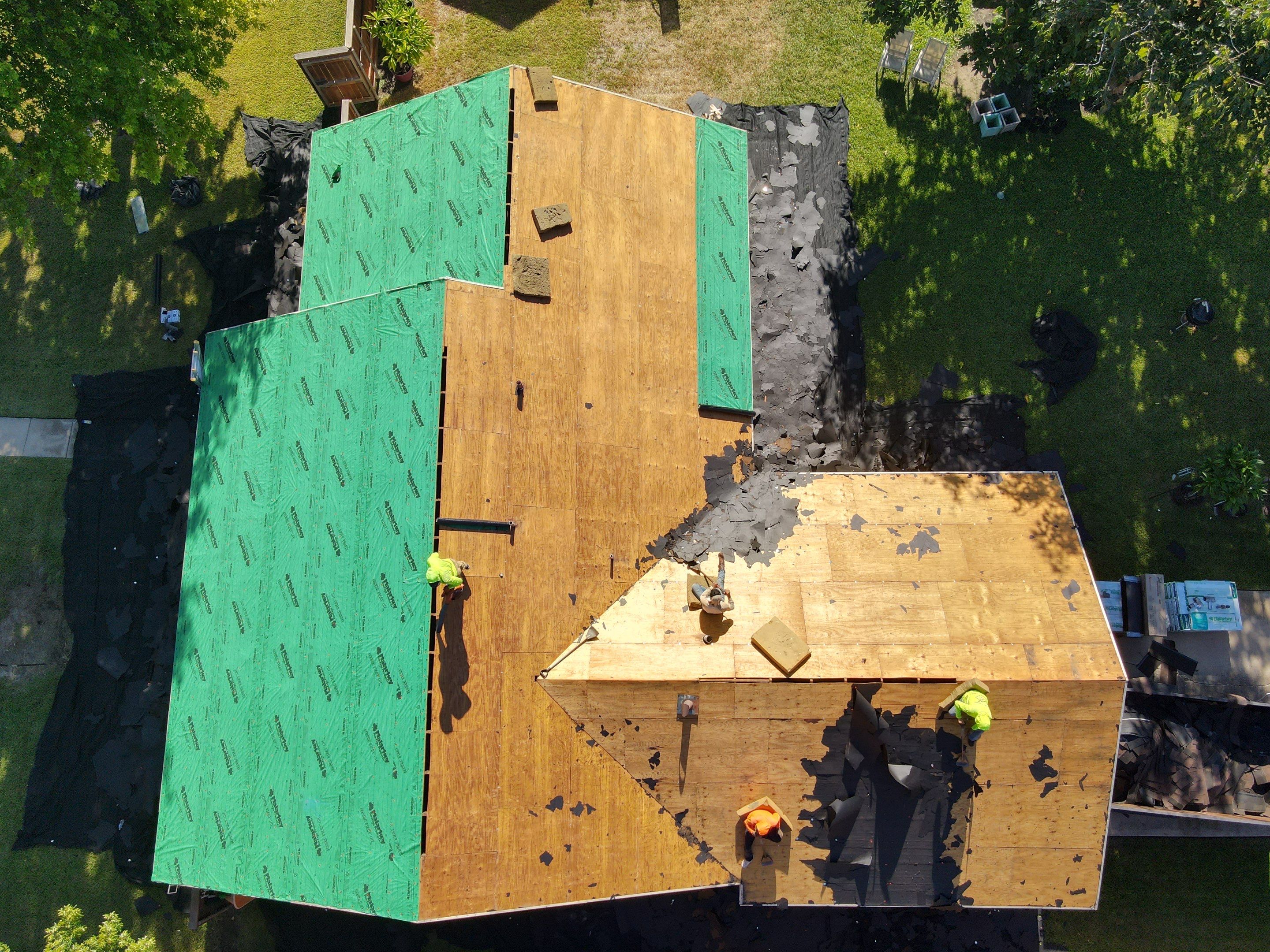 Reroof by Berry Good Roofing 