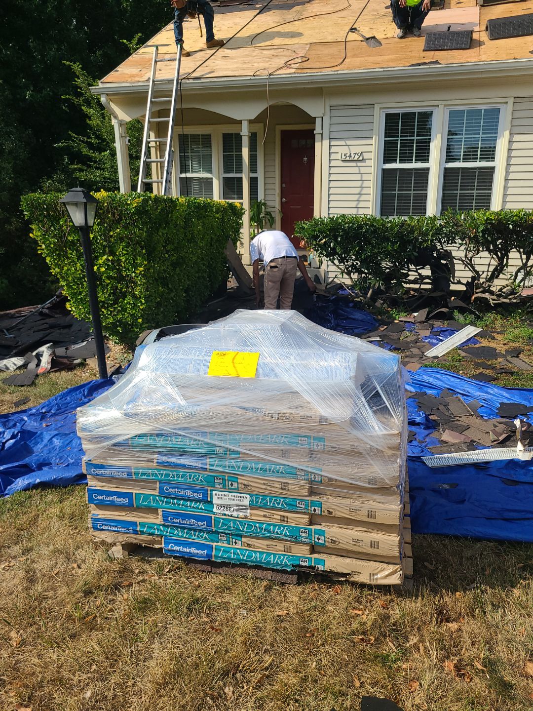 Montclair: Roof Installation with CertainTeed Landmark Designer Shingles in Burnt Sienna by RM Banning, Inc.