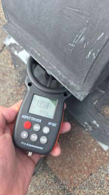Dryer Vent Cleaning & Outlet Velocity Check in Groveland