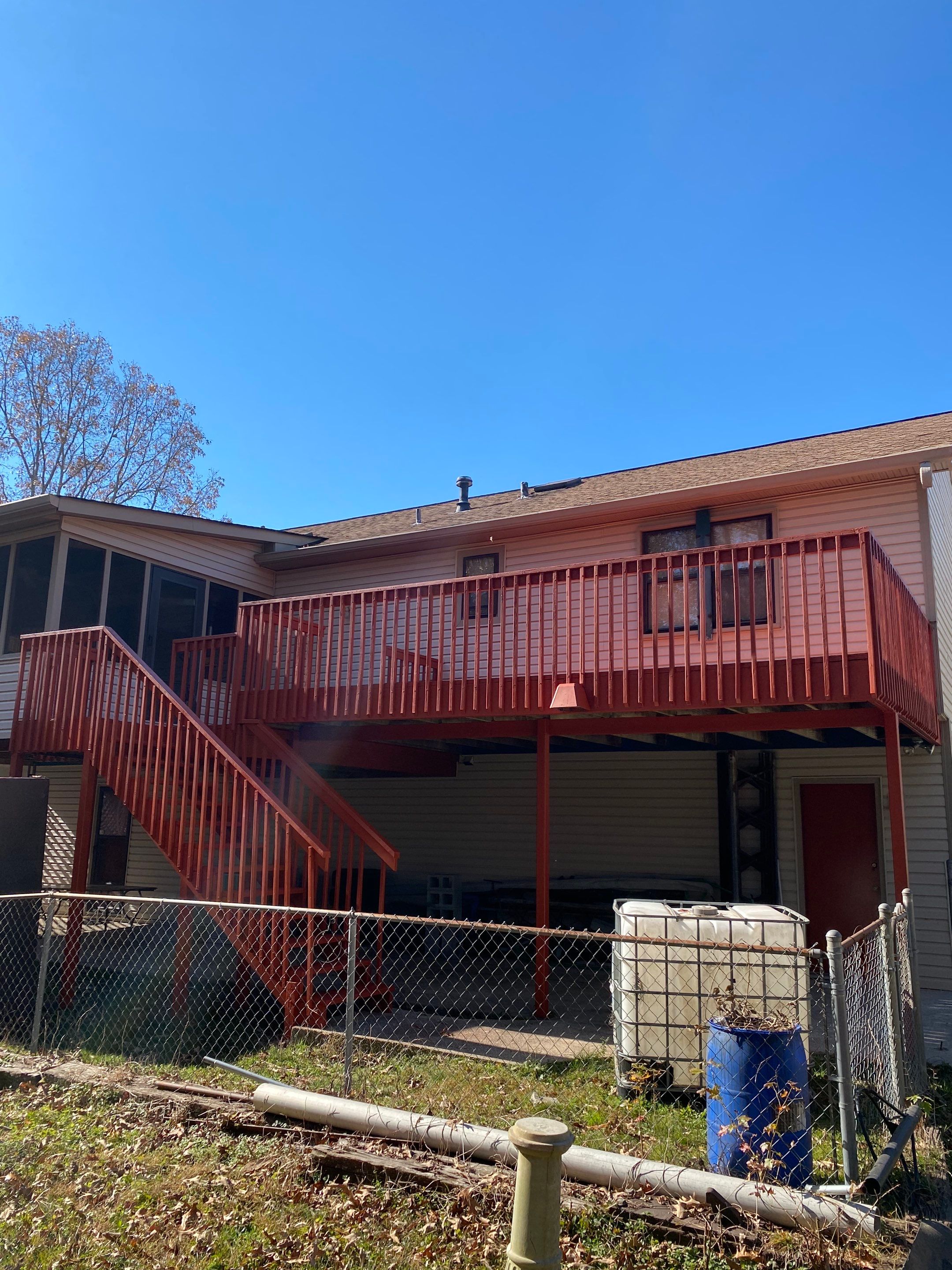Exterior Painting and Deck Staining Project in Lithia Springs by Swift Home Renovations