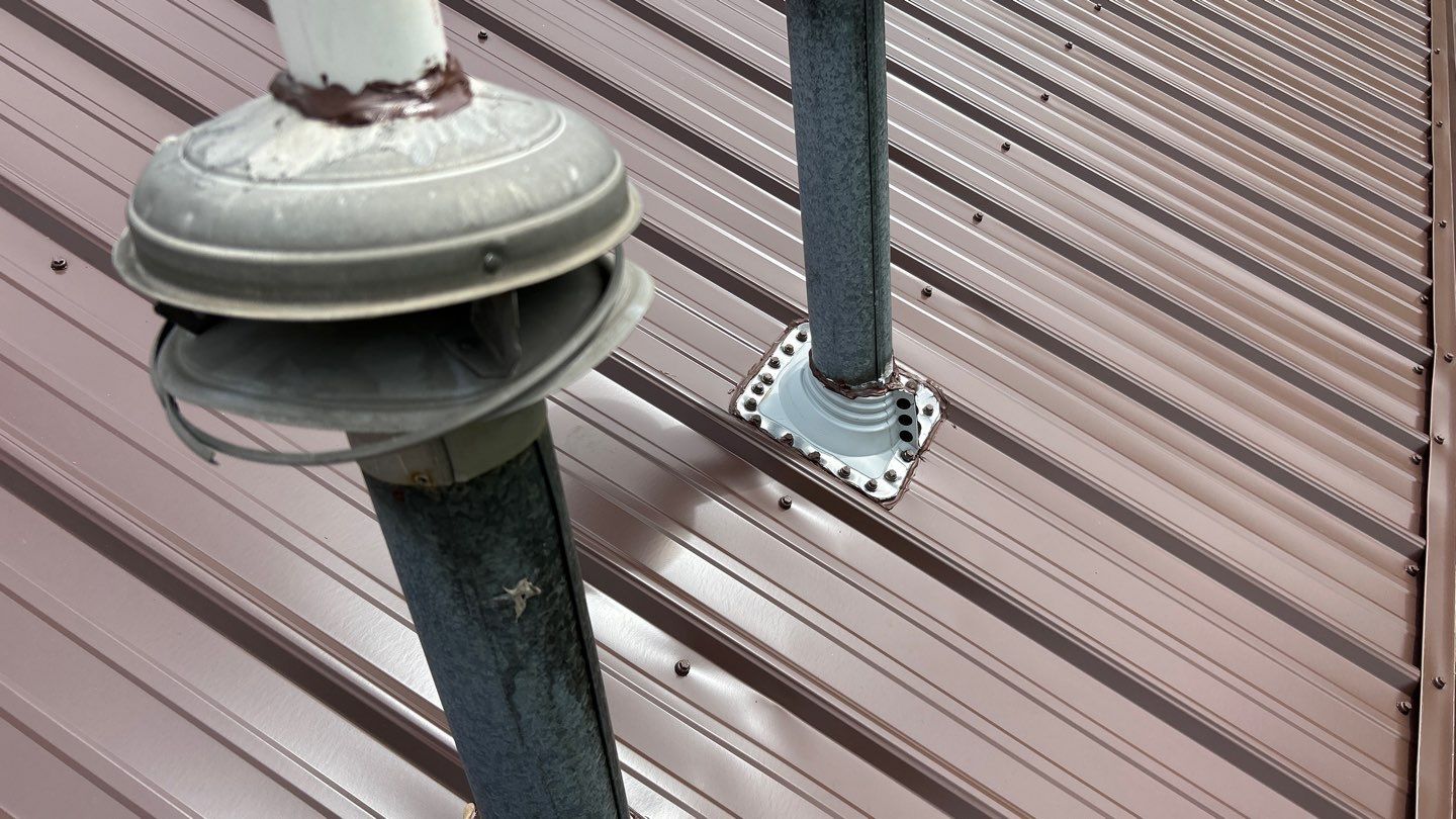 Residential Roofing Installation using Performance Panel Metal - Coca Brown by RoofX 