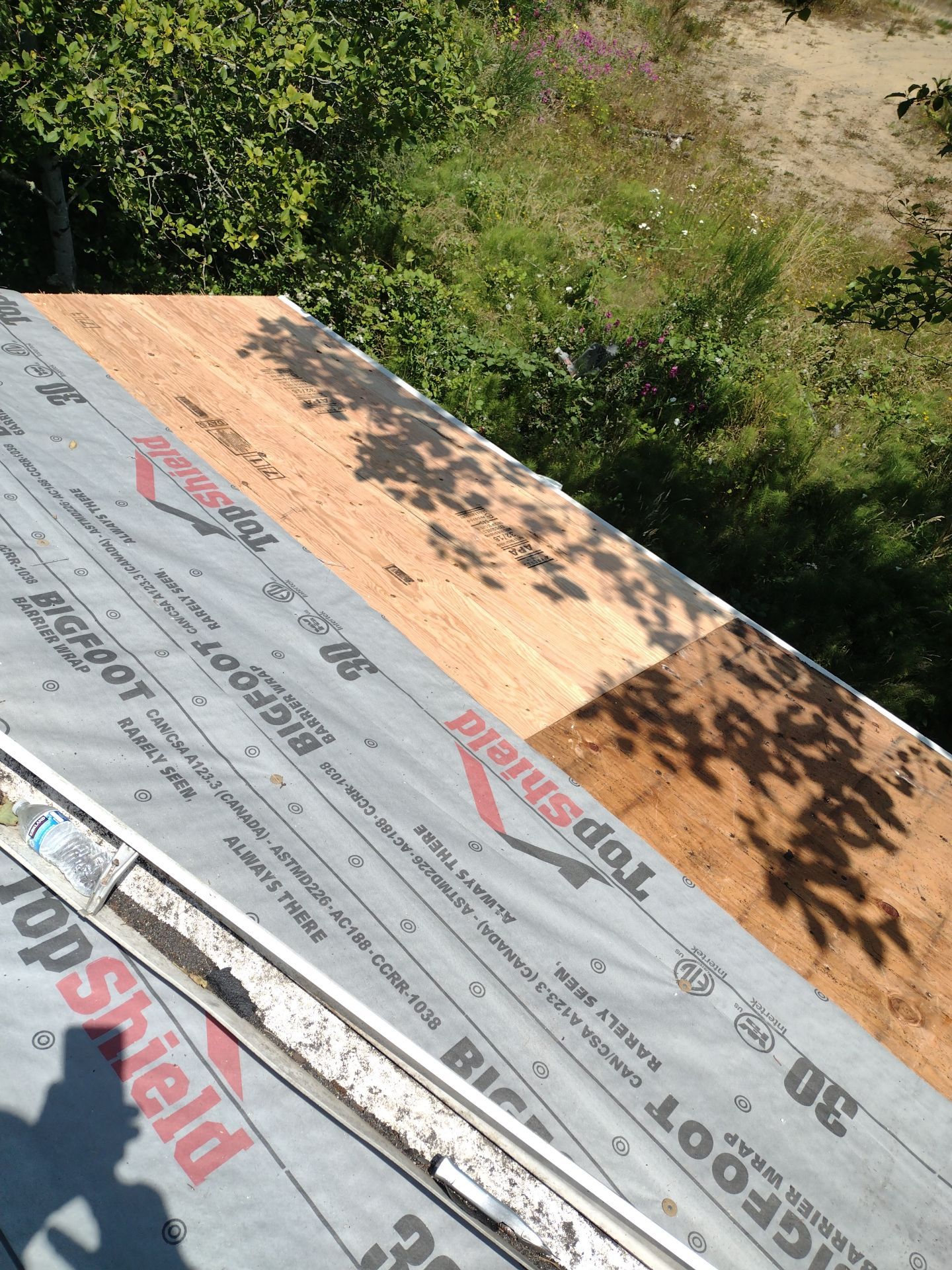 Residential Roofing Installation using Malarkey Highlander (Color: Midnight Black) by Orezona Building & Roofing Company, Inc.