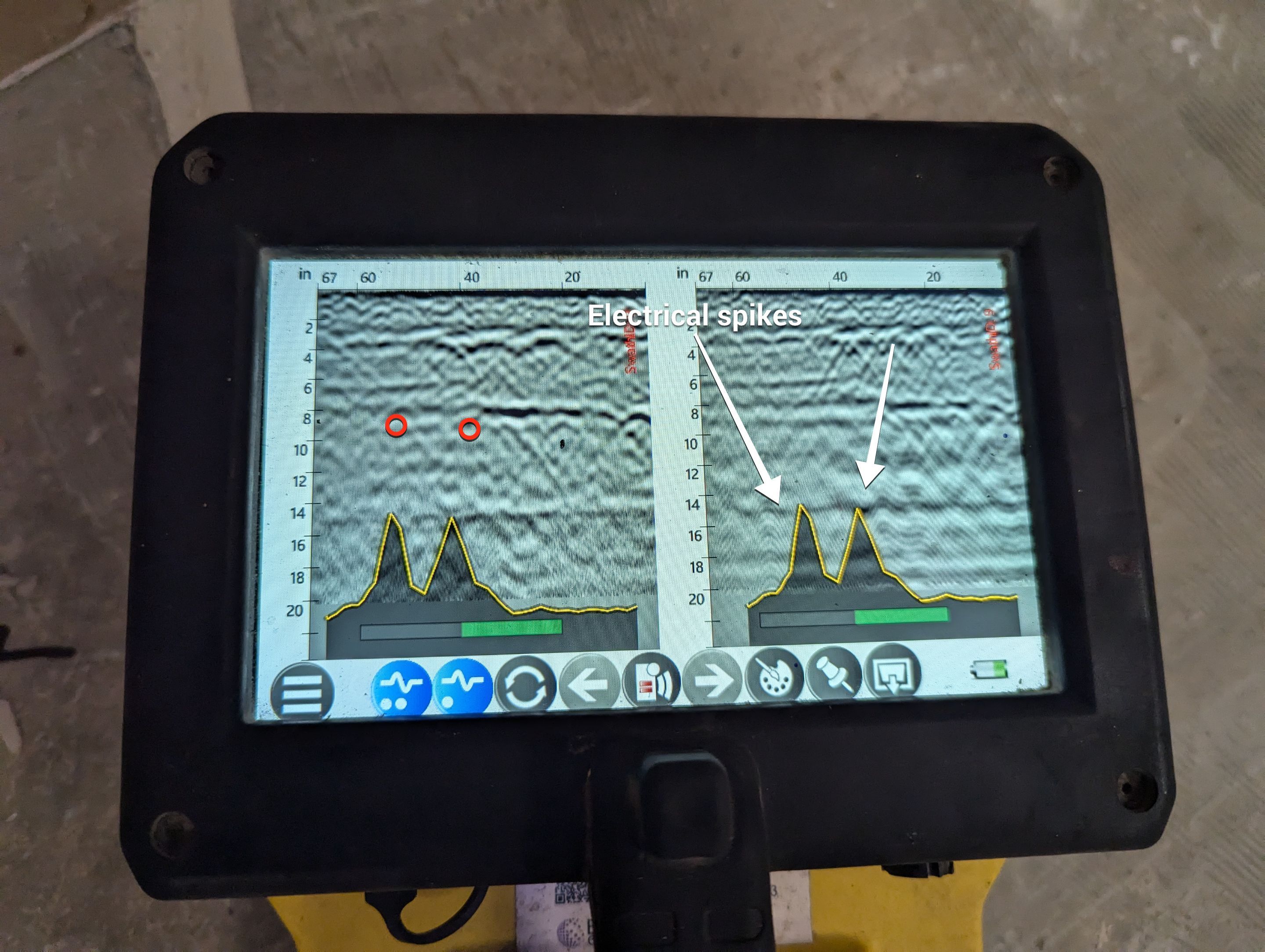 Slab Scan for Electrical Ducts by Alsip Locating Service, LLC