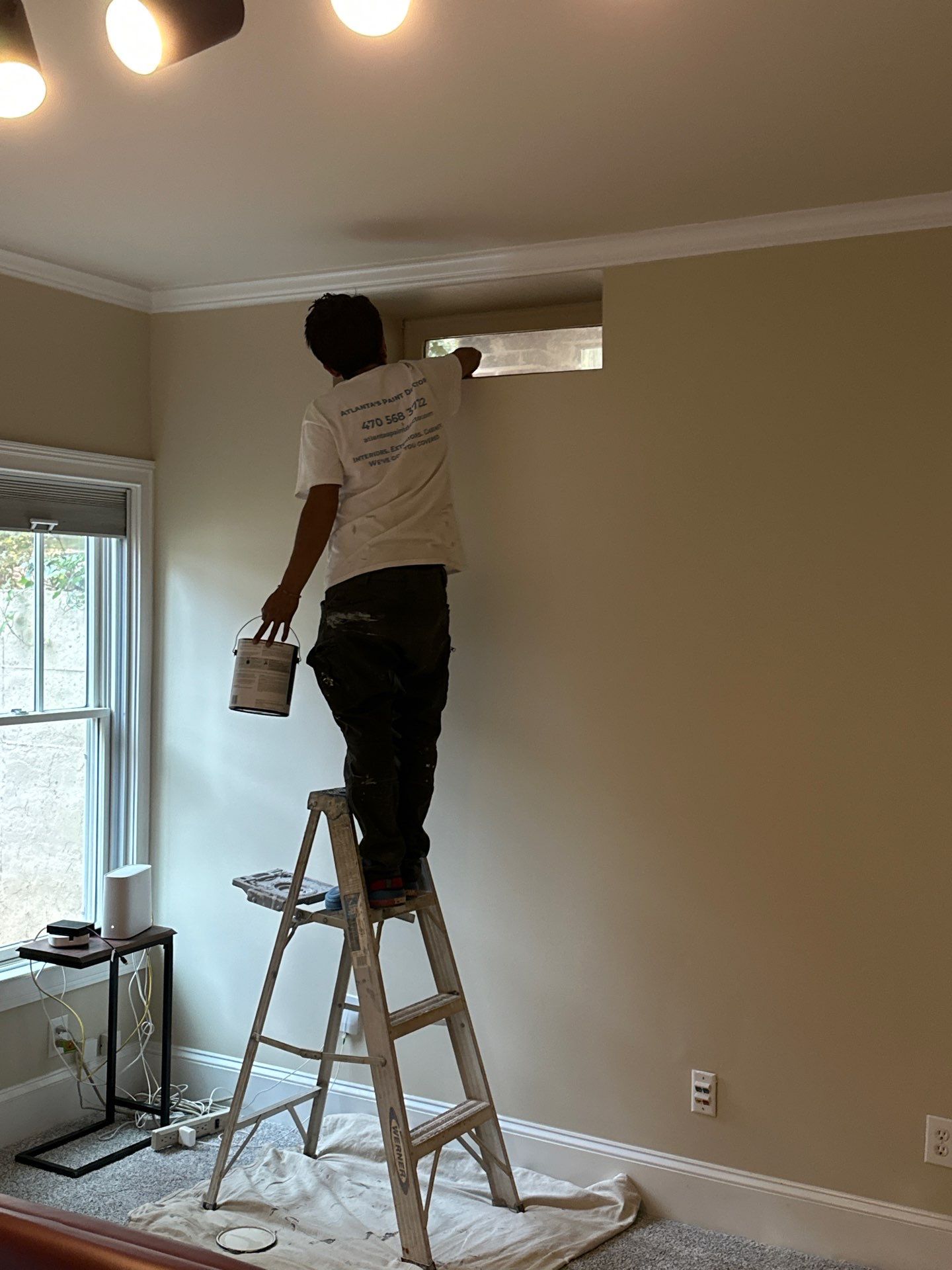 Basement Transformation in Decatur by Atlanta's Paint Doctor