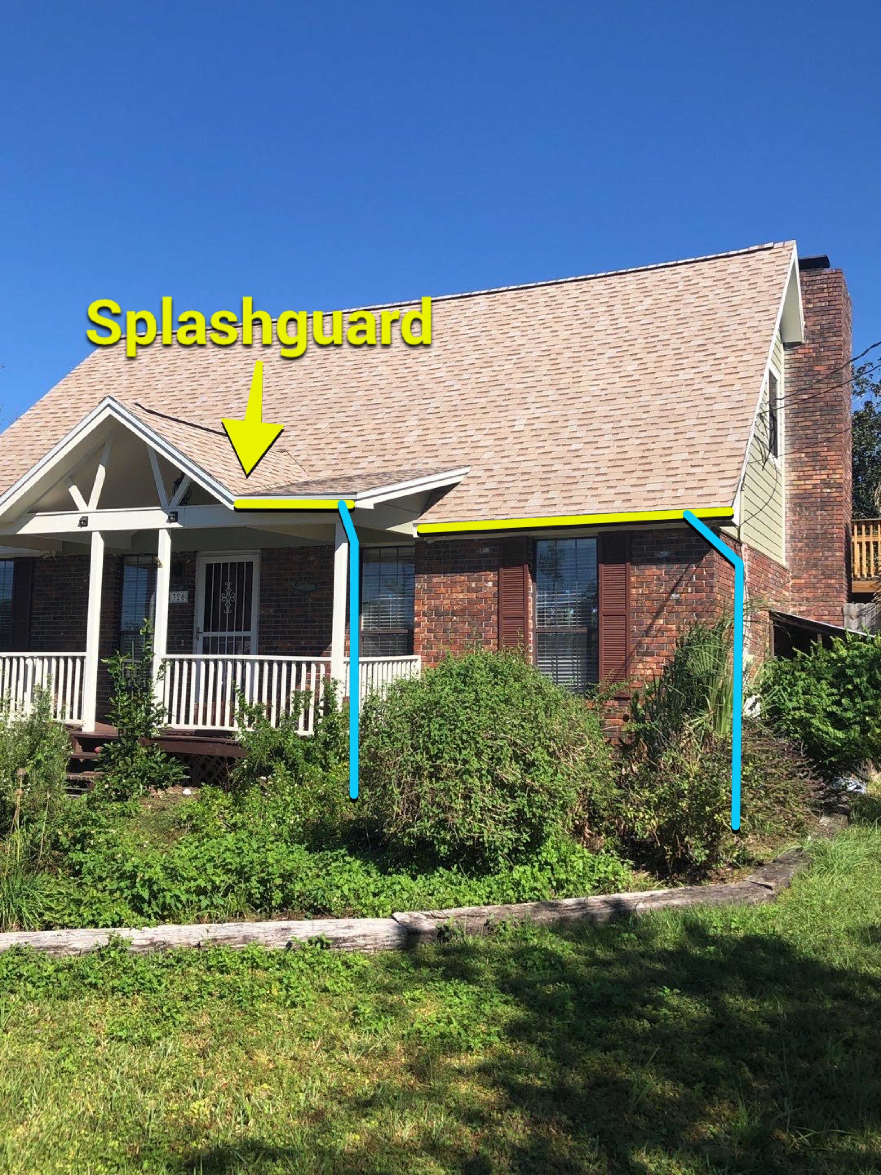 Gutter Installation using K-Style Seamless Gutters by Gutter Professors
