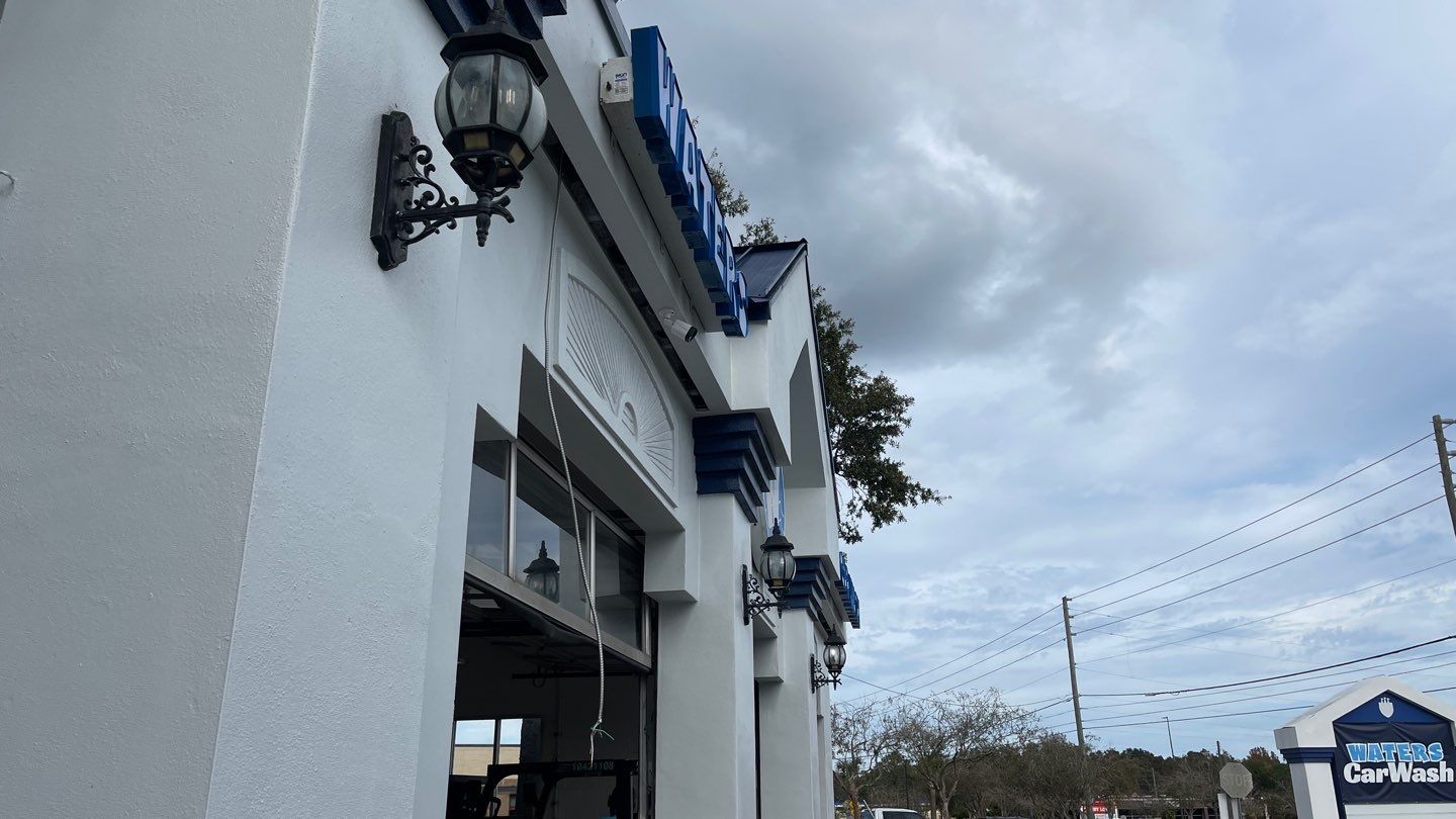 Waters Car Wash Monument Sign and Channel Letters by SignCrafters