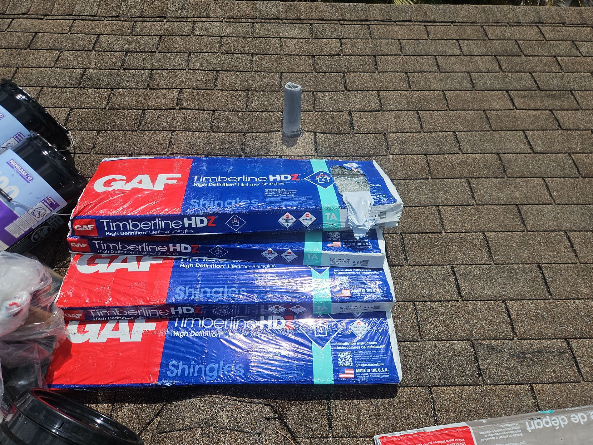 Residential Roofing Installation using GAF by BLUES BROTHERS ROOFING