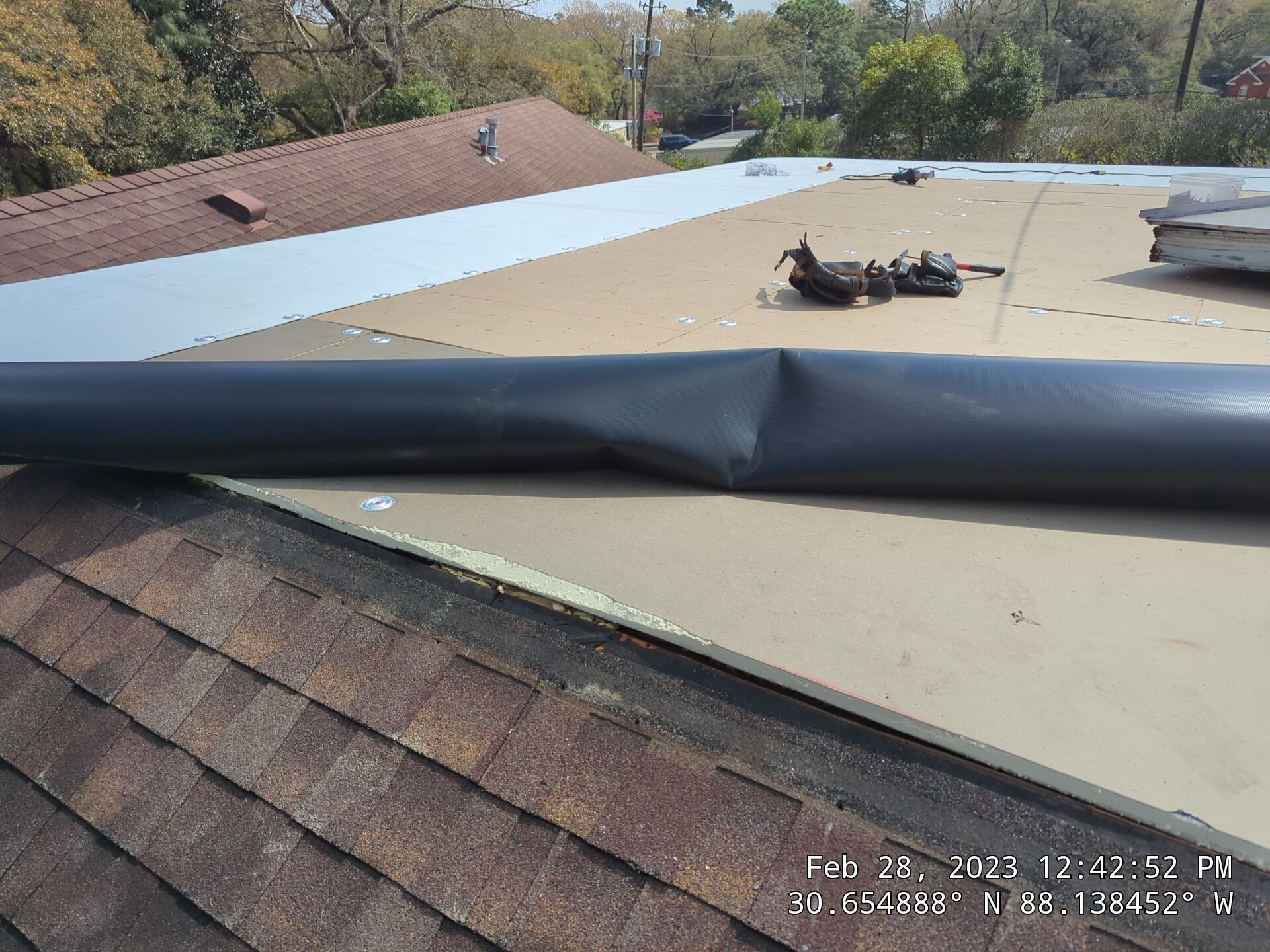 Residential Roofing Installation using Roof Replacement by American Roofing & Construction LLC