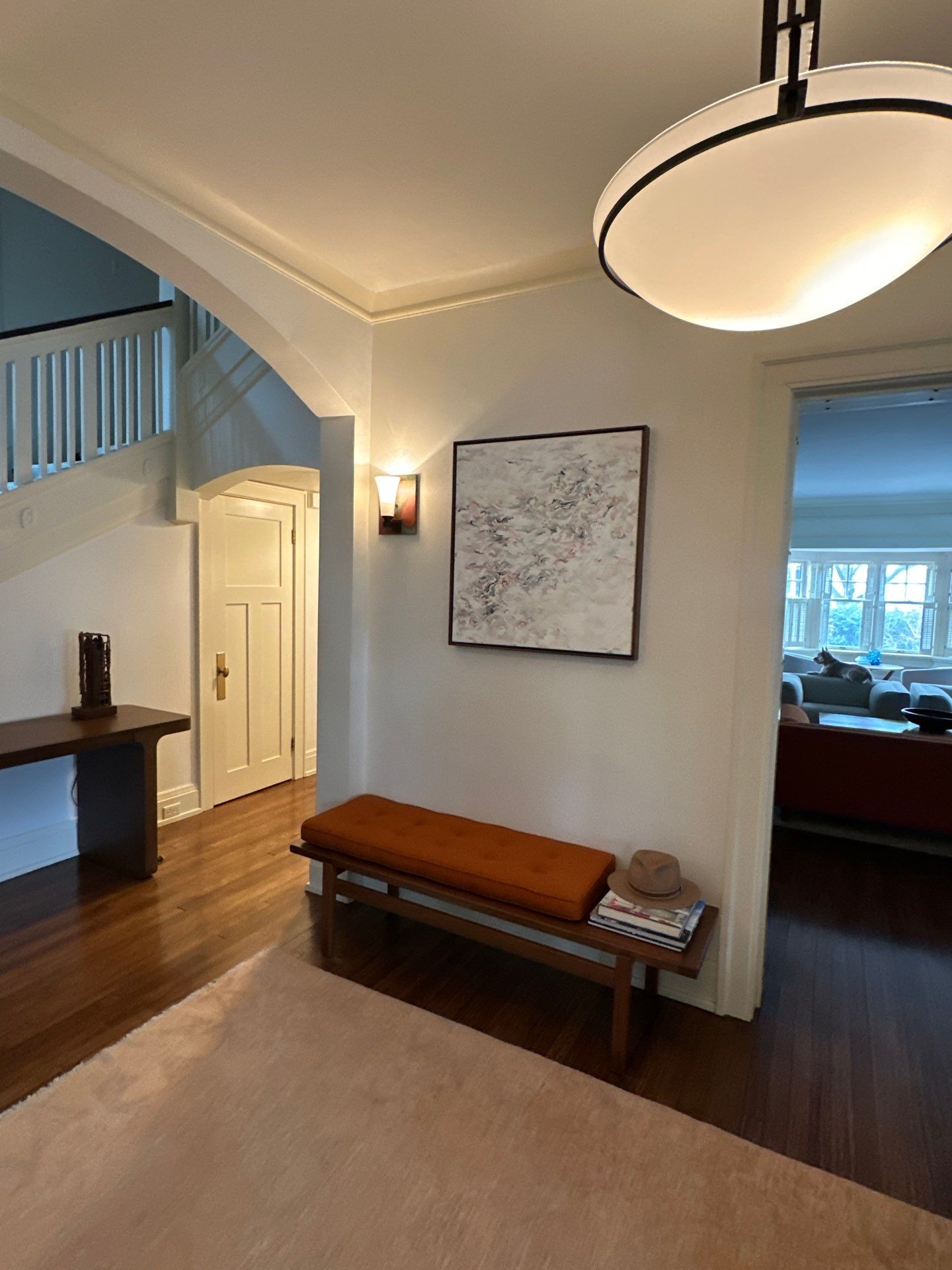 Entryway Painting – Walls, Ceiling, Baseboards & Crown Molding by OCS Contracting Services