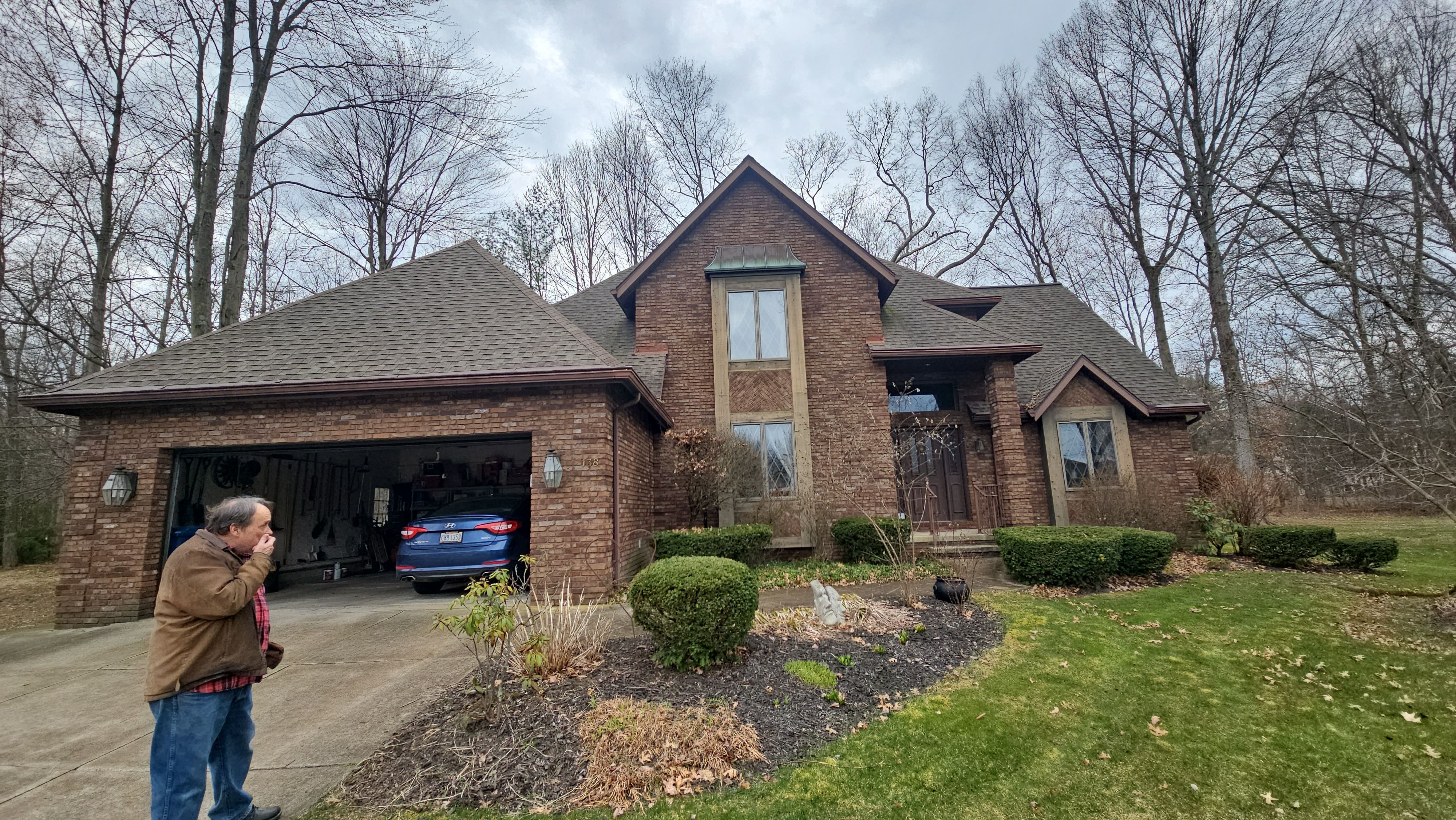 Atlas Pinnacle, Color, Woodland Green, Drip Edge, Color, Royal Brown by Eagle Eye Roofing