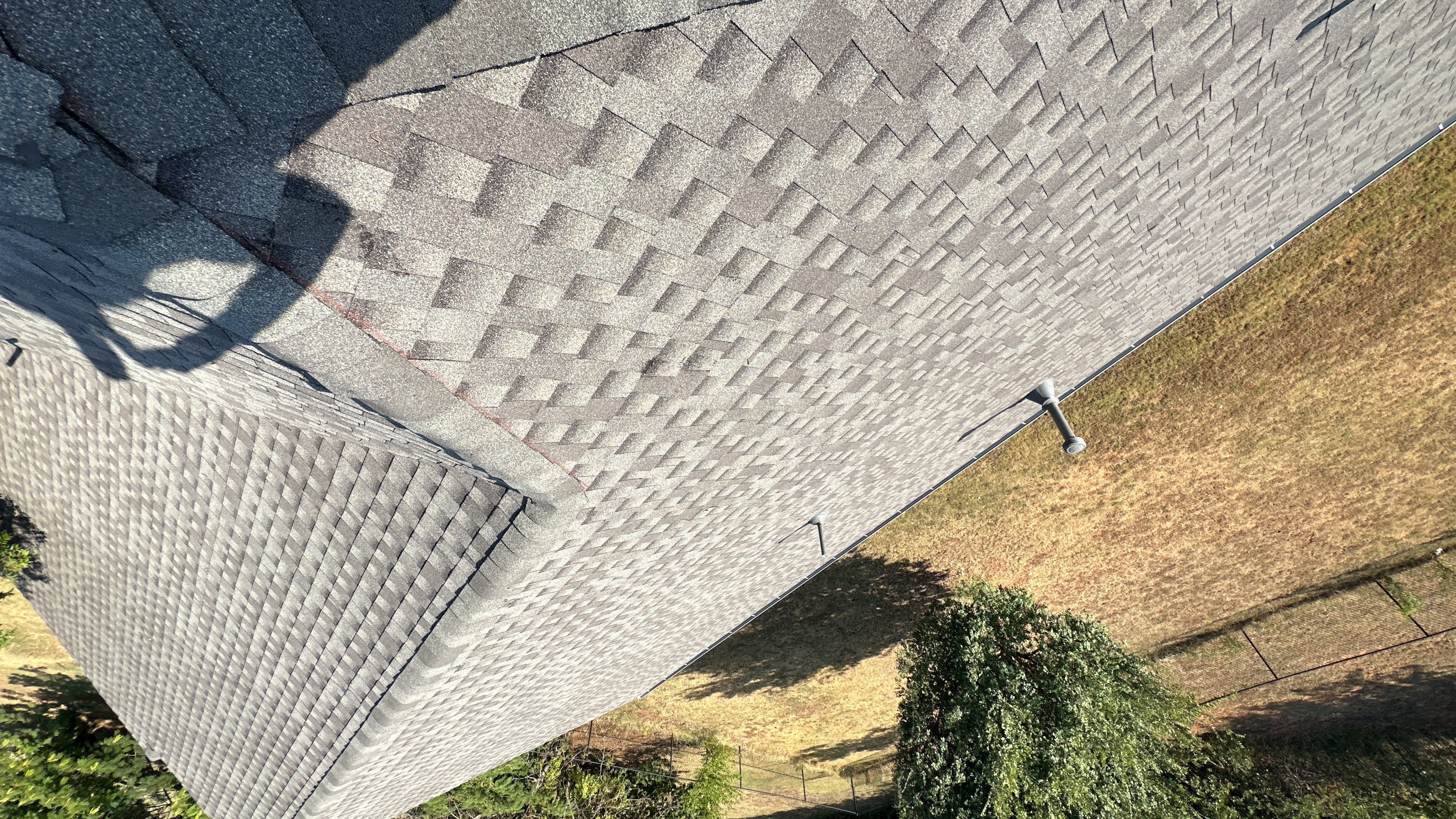 Reroof using GAF HDZ Weathered Wood by Castillo Roofing