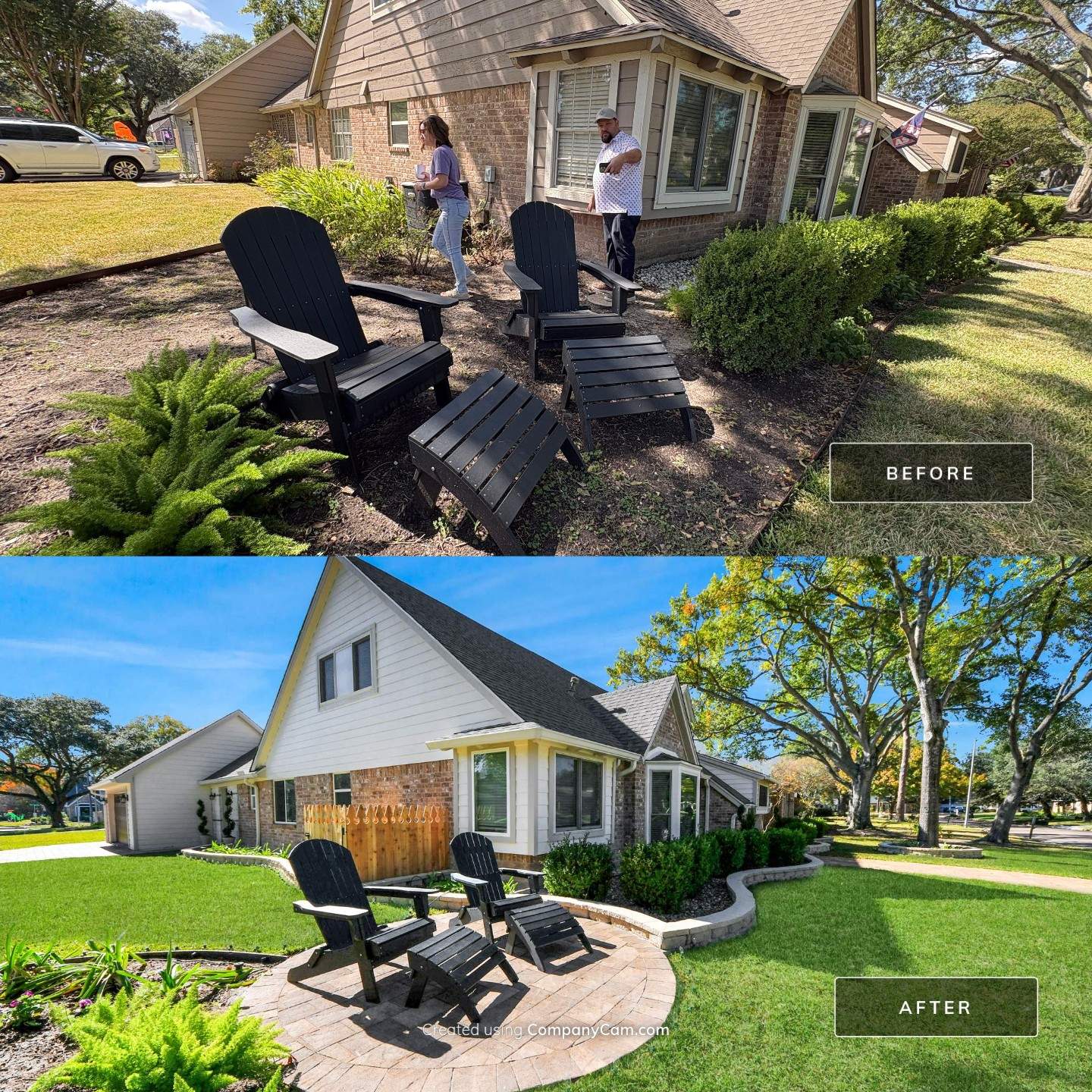 Exterior Home Makeover — Designed to Last by Texas Urban Elements