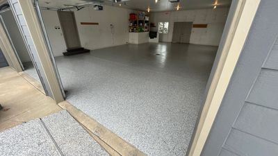 Garage using Slate Stone