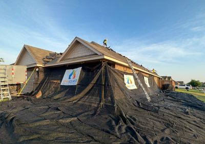 Residential Roofing Installation using GAF Timberline HDZ Pewter Gray
