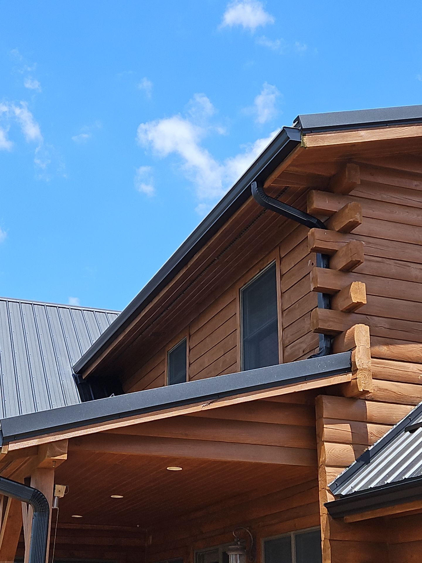 Residential Roofing Installation using Performance Panel Metal - Frost Black by RoofX 