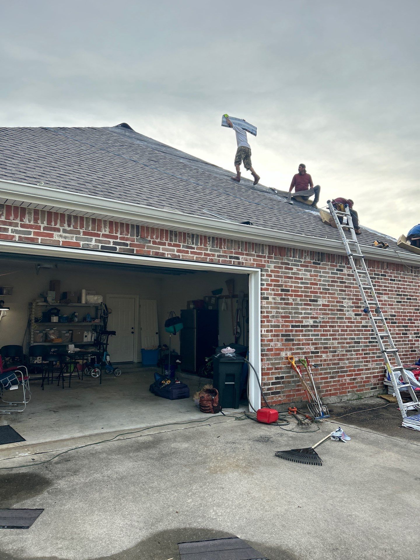 Residential Roof Replacement using GAF HDZ - Weathered Wood by Elite Roofing LLC