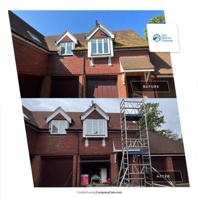 Roof Clean - Biocide Treatment using Honda 15lpm Low Pressure Washing Machine