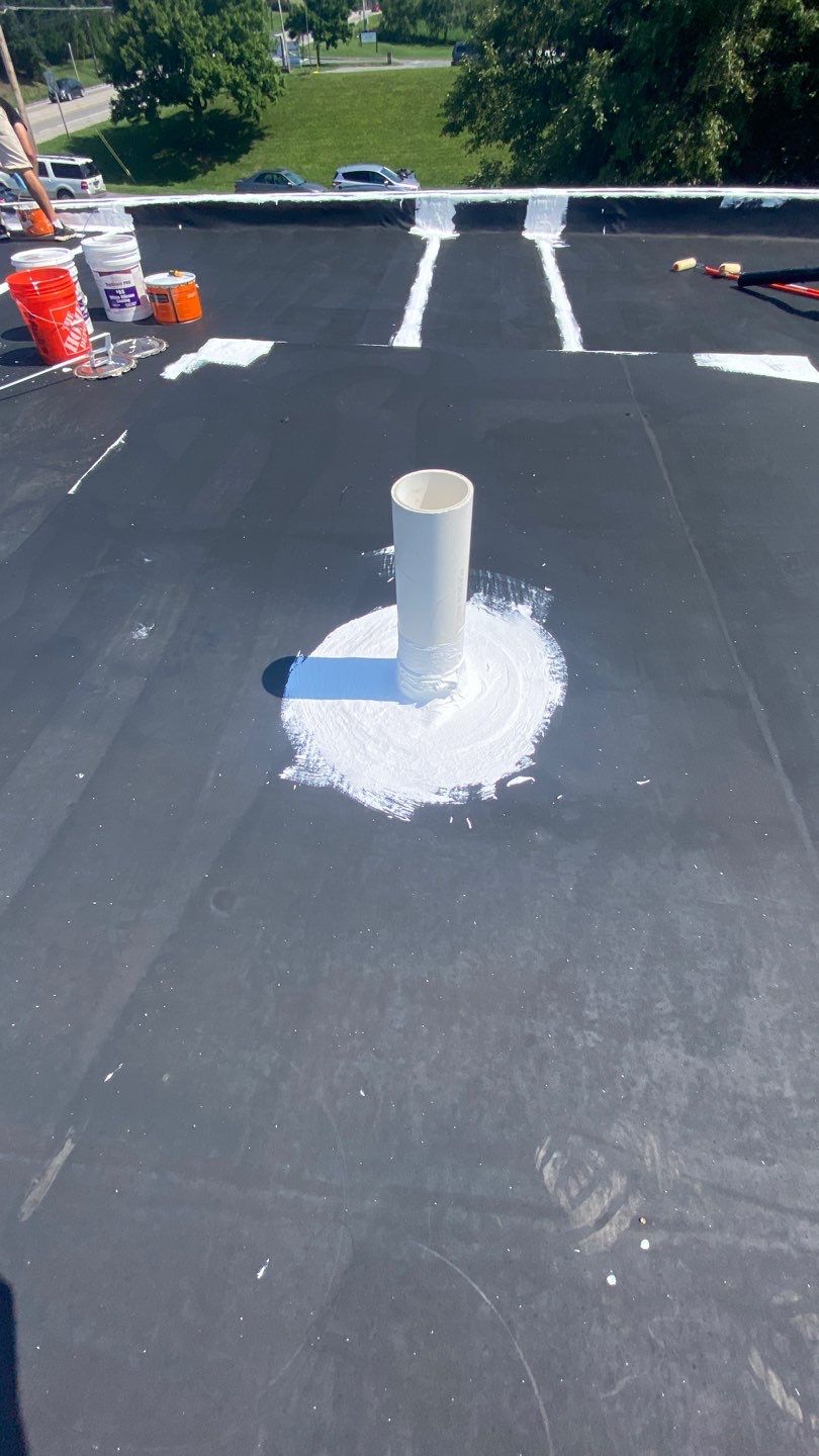 Silicone Roof Coating in Manchester, MD • Premier Dental by Seipp Roofing, LLC
