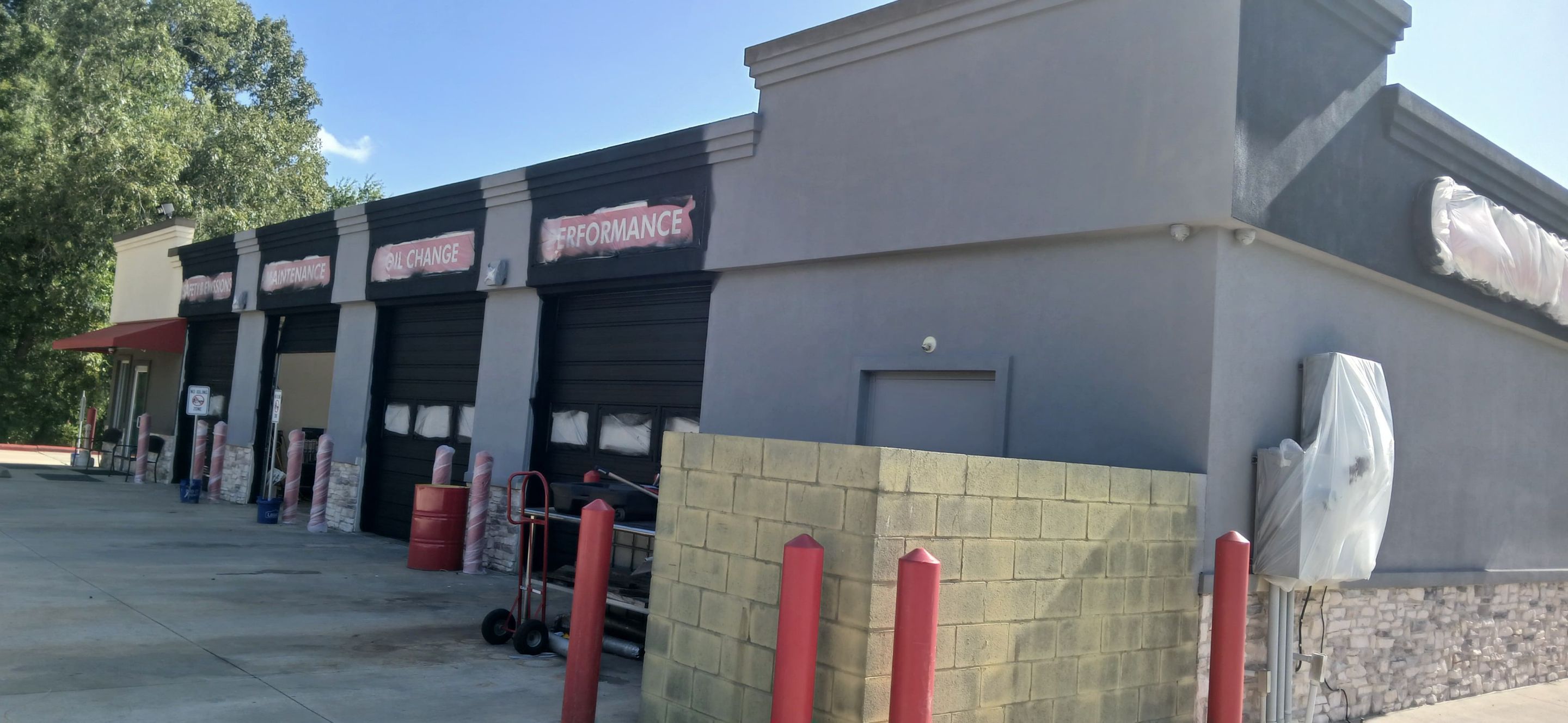 Commercial Exterior - Grease Monkey Oil Change by Fresh Coat Painters of Cypress
