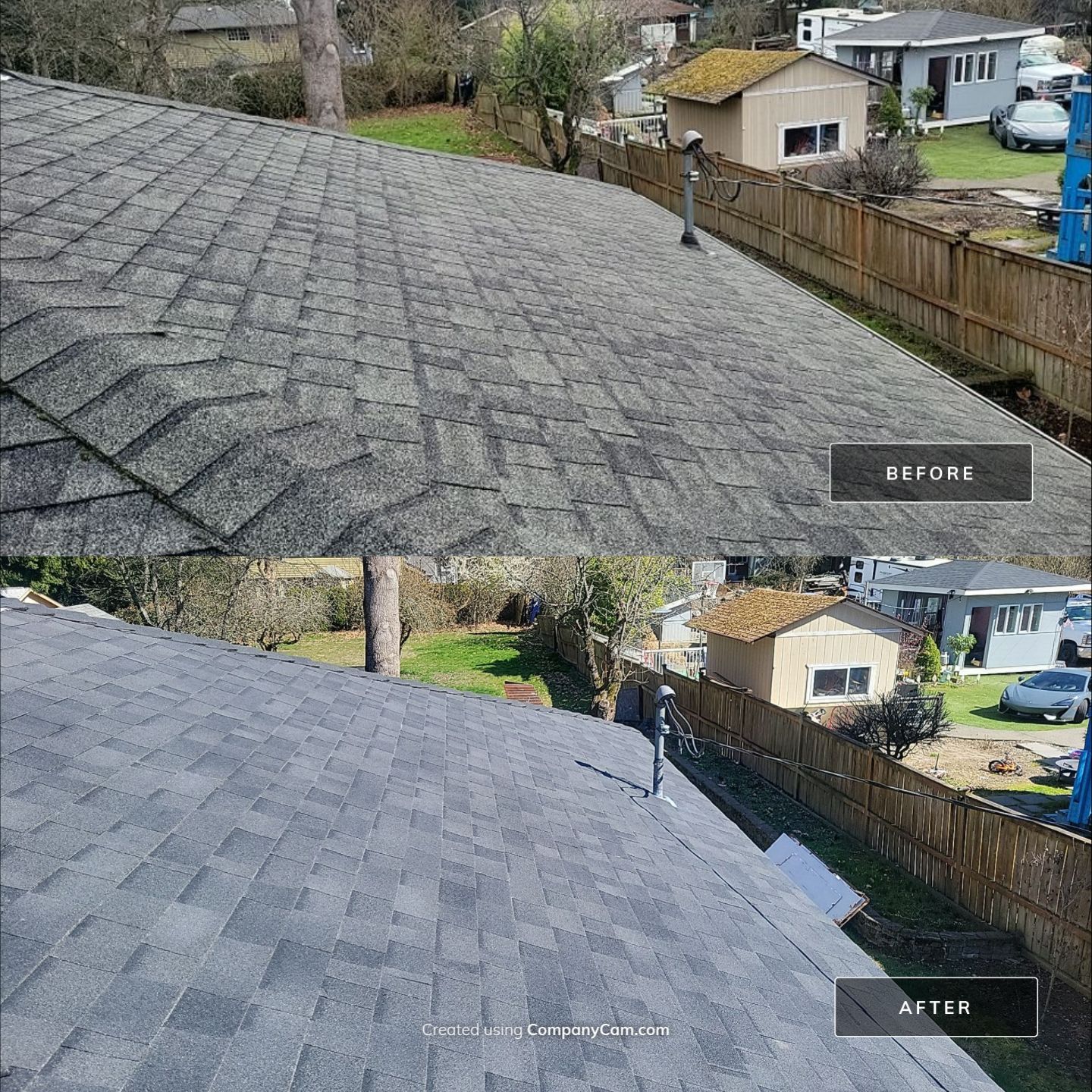 Roof Project in Burien by Fred Meyer Roofing