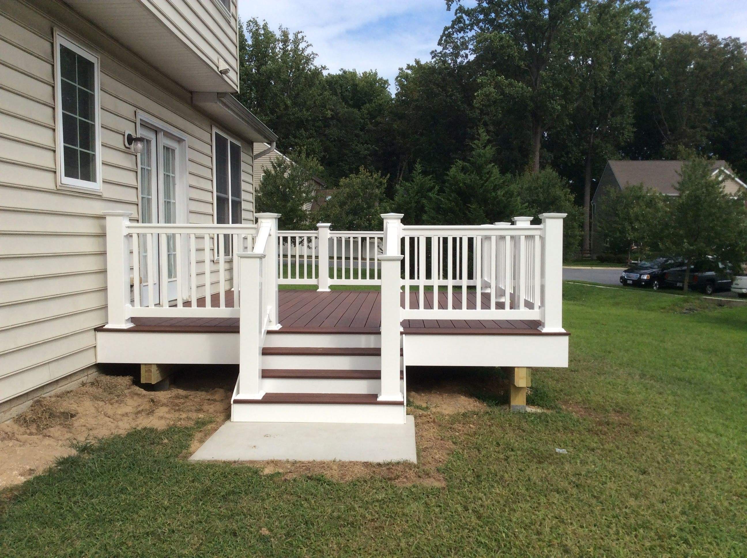 Deck Installation using New Composite Deck Board by Alpha Design Services