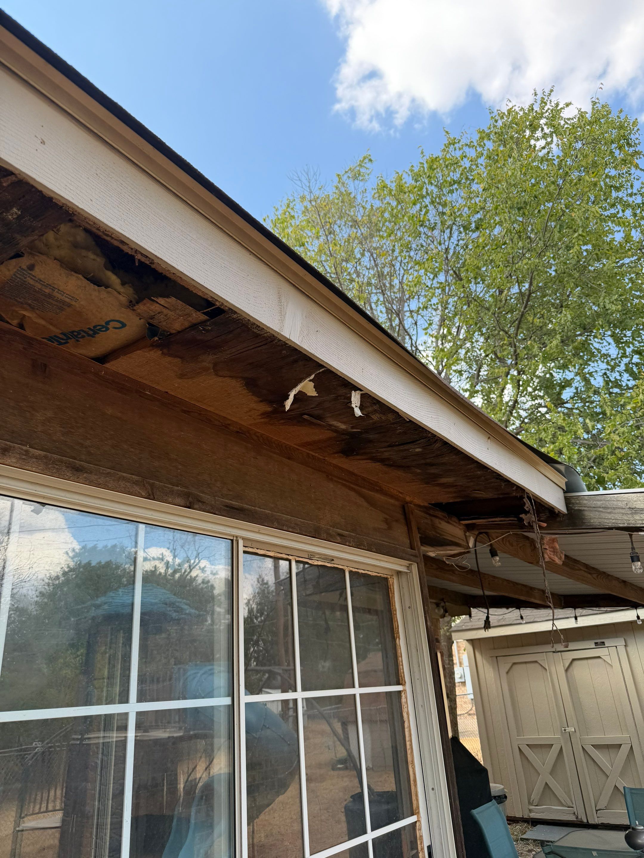 Soffit Repair in Henrietta, TX by Shearman Roofing & Construction