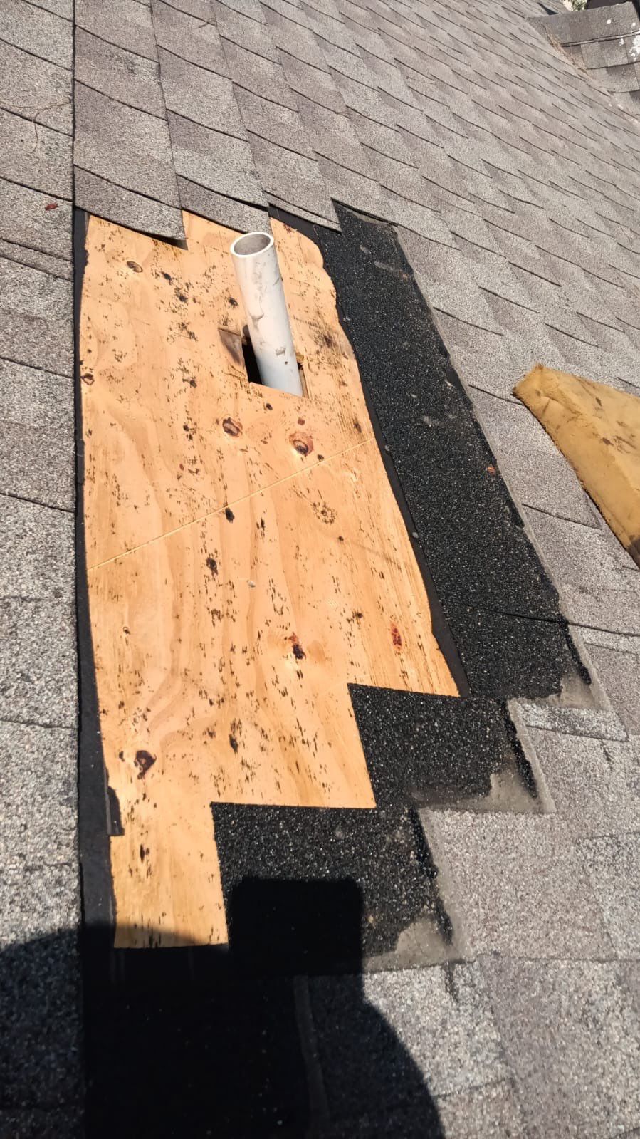 Hail Damage using Owen's Corning Duration (Lifetime) Shingles by Roof Repair Services LLC