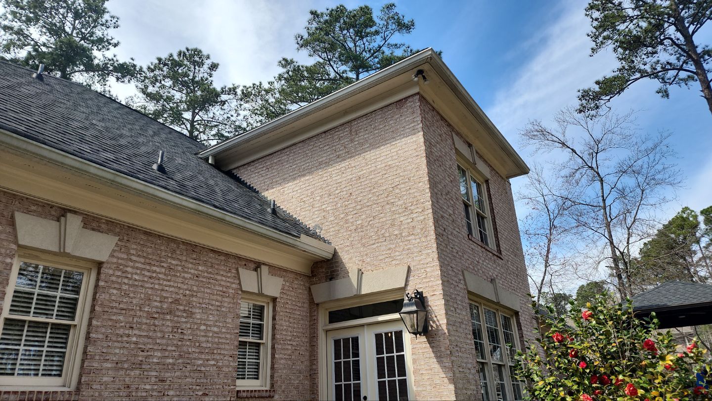 Roof Repair with PermaBoots, Gutter Installation, Cleaning, using 6" Seamless Gutters and Leaf Filter Guards by Indigo State Roofing