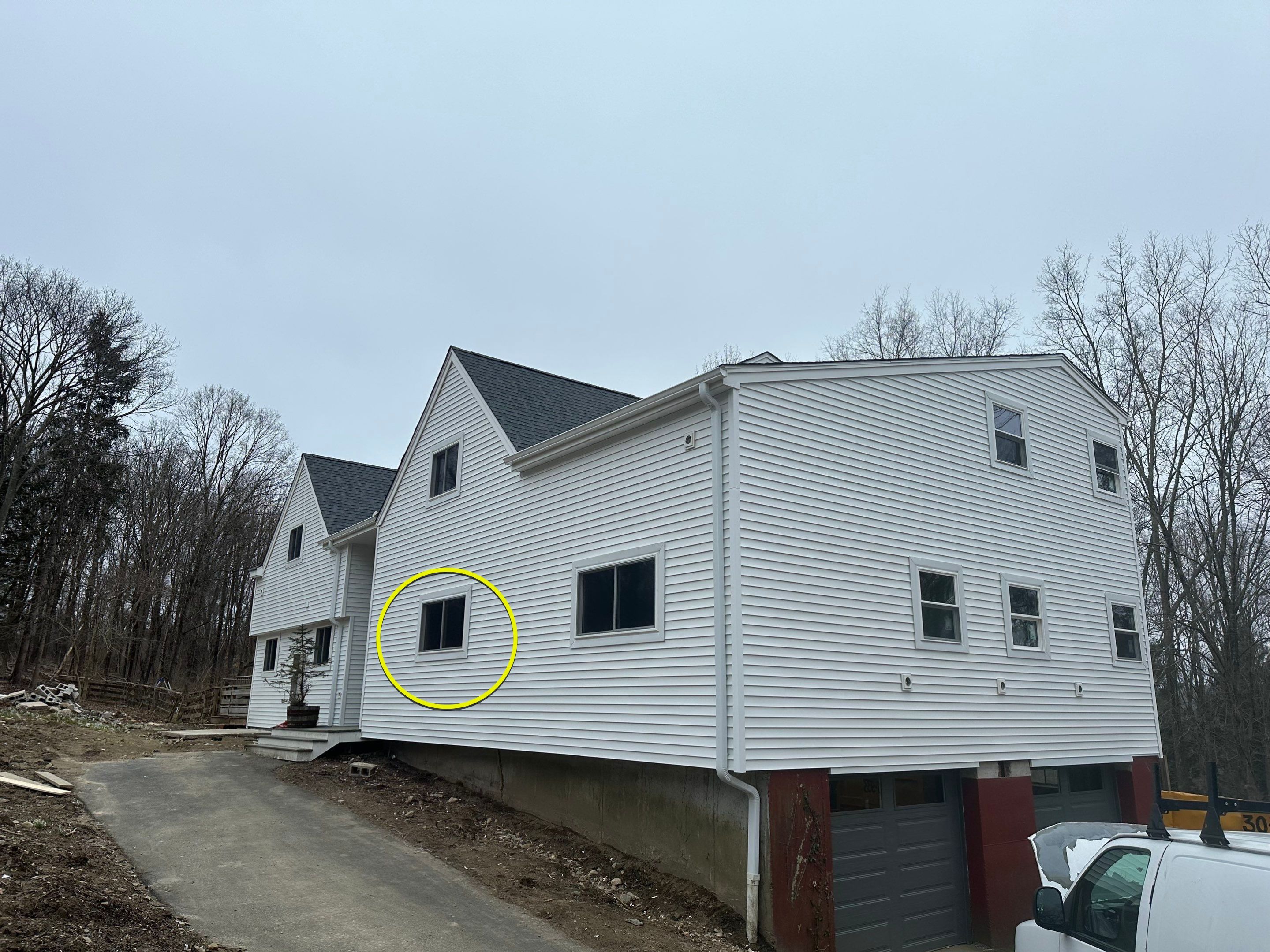 Residential Roofing Installation using Owens Corning TruDefinition Duration AR - Estate Gray & White Double 4 Siding by A Plus Exterior