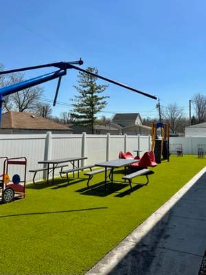 Playground Grass in South Bend