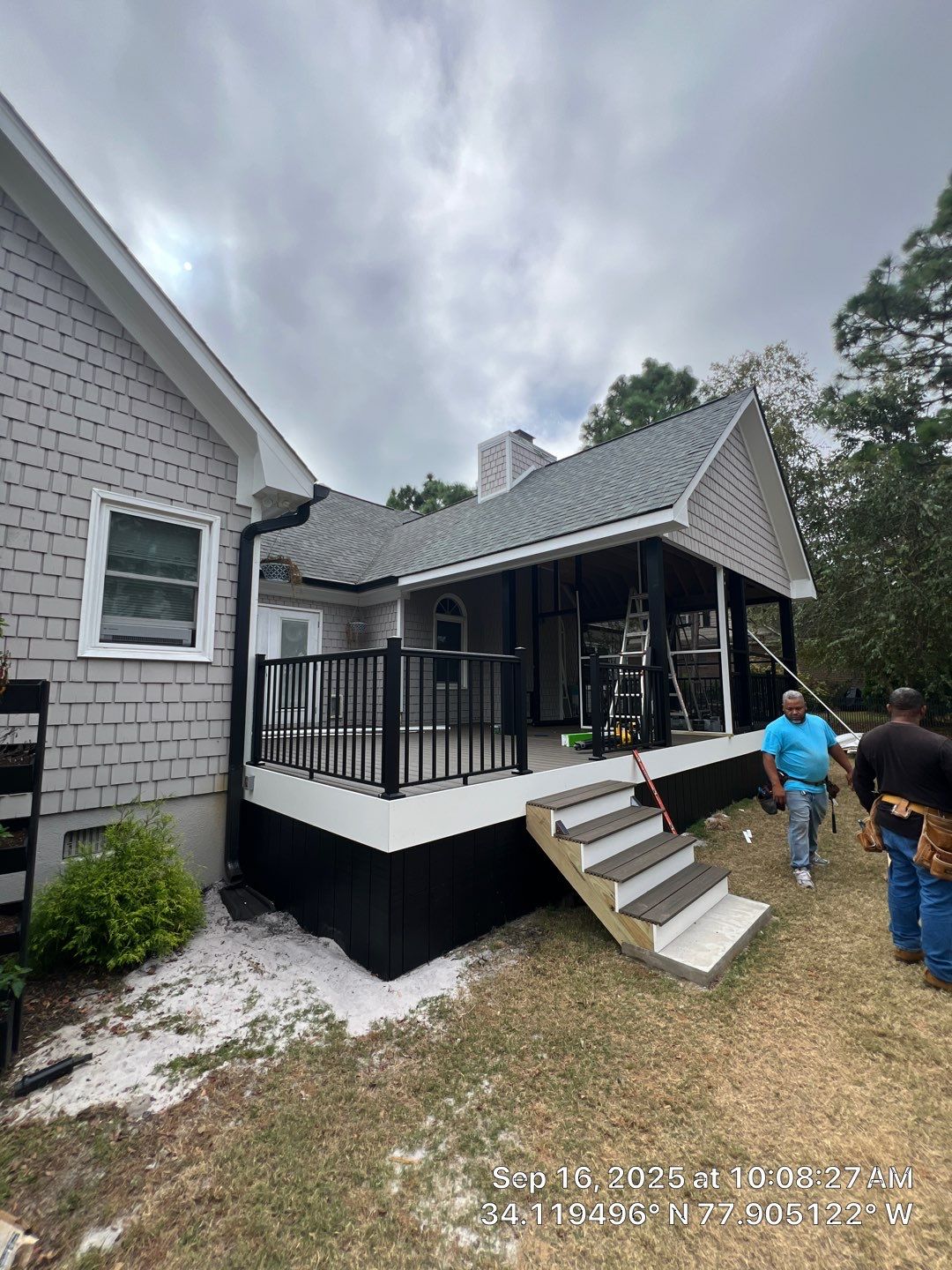 Back Porch Addition in Beau Rivage  by RGR Construction and Roofing, LLC