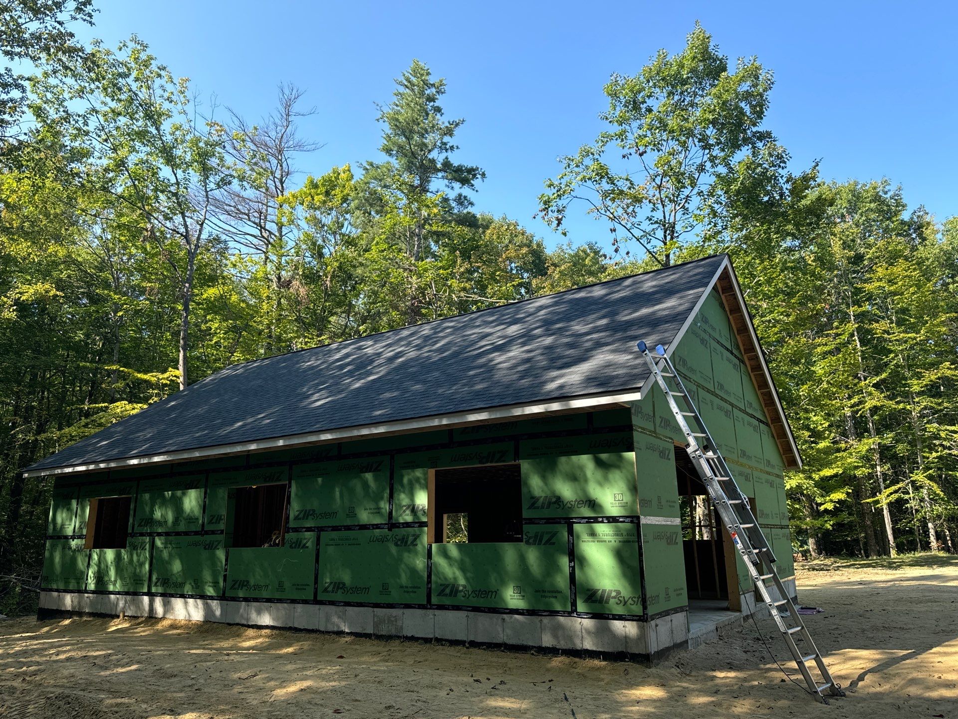 Nottingham, NH – New Construction Framing & Owens Corning Roof Installation by Tall pine roofing
