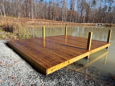 Wood Dock using Wood Sealant