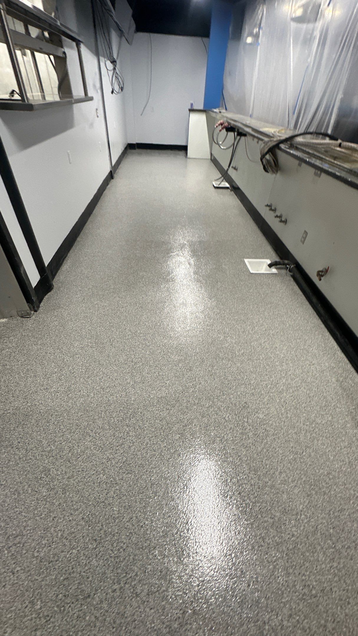 Commercial Kitchen Flooring using Slate Stone 1/8" by Croc Coatings, LLC