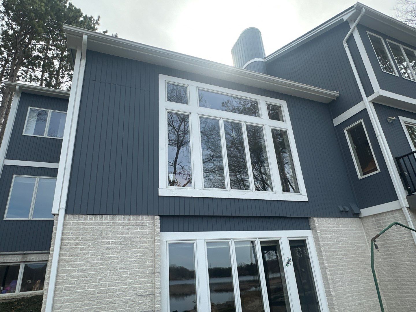 Siding Replacement using Certainteed Monogram D5 Pacific Blue by 180 Contractors