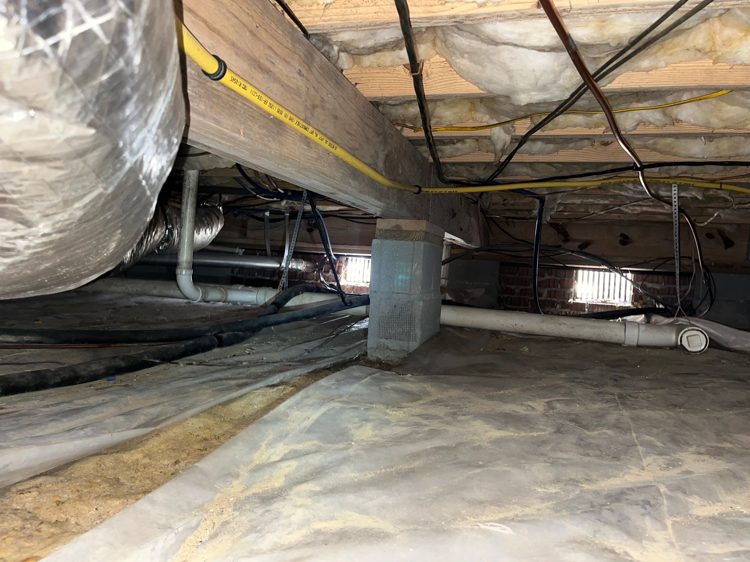 Impact Choice Encapsulation with French Drain, Mold Removal, and Crawlspace Door by Impact Crawlspace