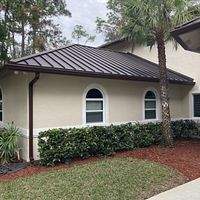 24ga 1.5" Snap-Lock Mansard Brown by Total Roofing System The Metal Roof Experts