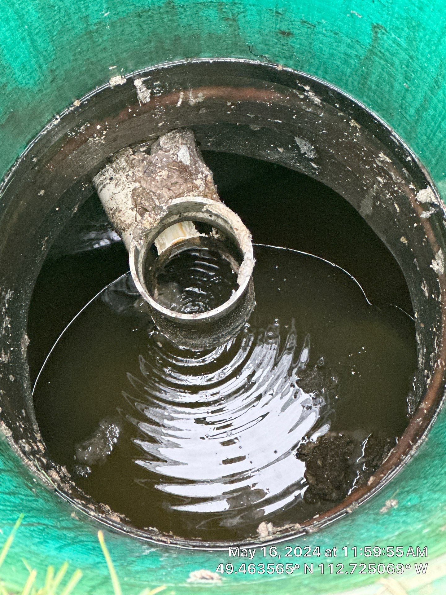 Septic System Pump Replacement and Basin Inspection in Warner County by Septic Medic Inc.