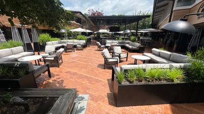 Commercial Brick Courtyard and Patio Pressure Washing in Baltimore