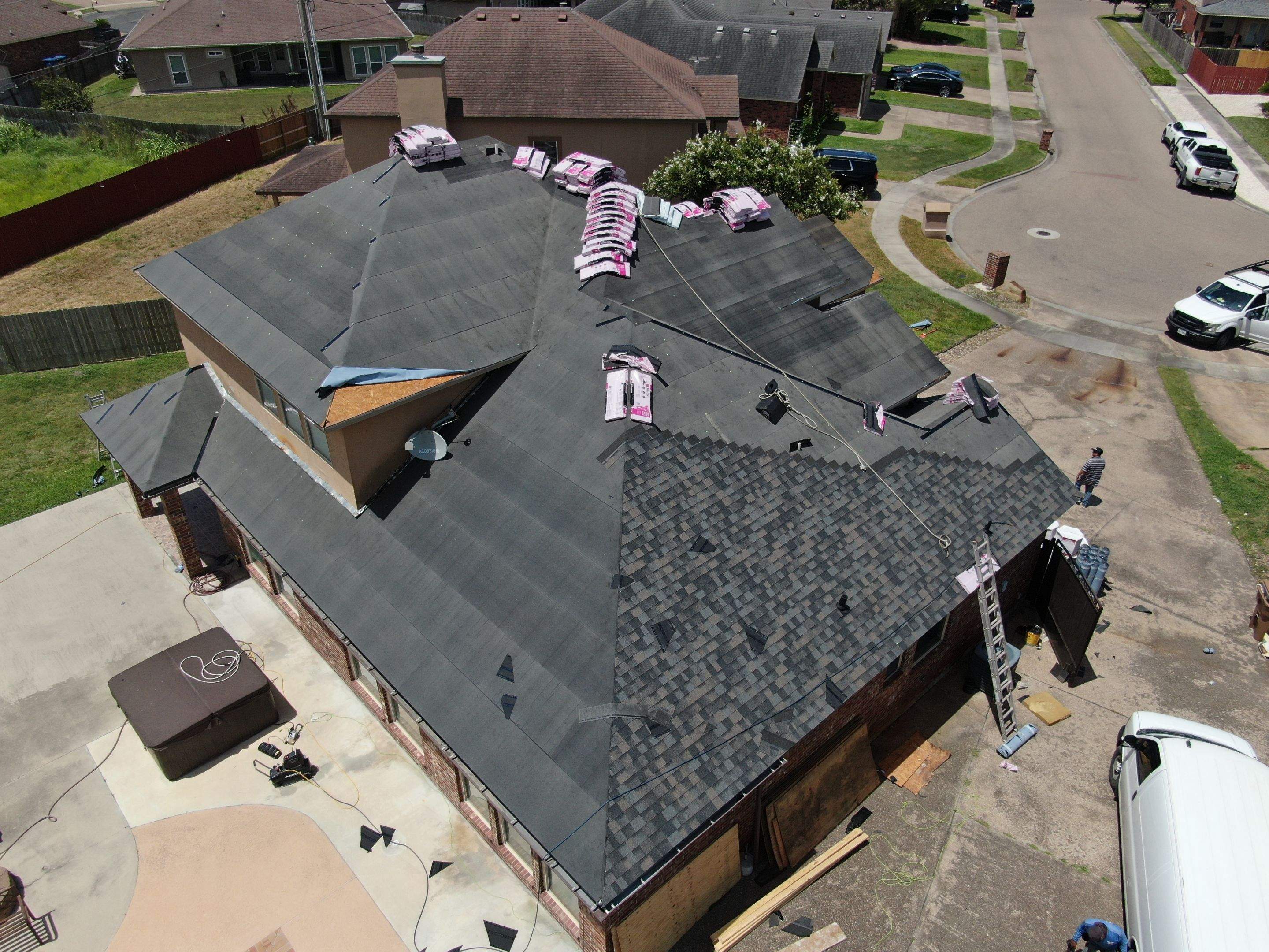 Flashing Stucco above the Roof by Bayfront Roofing and Construction