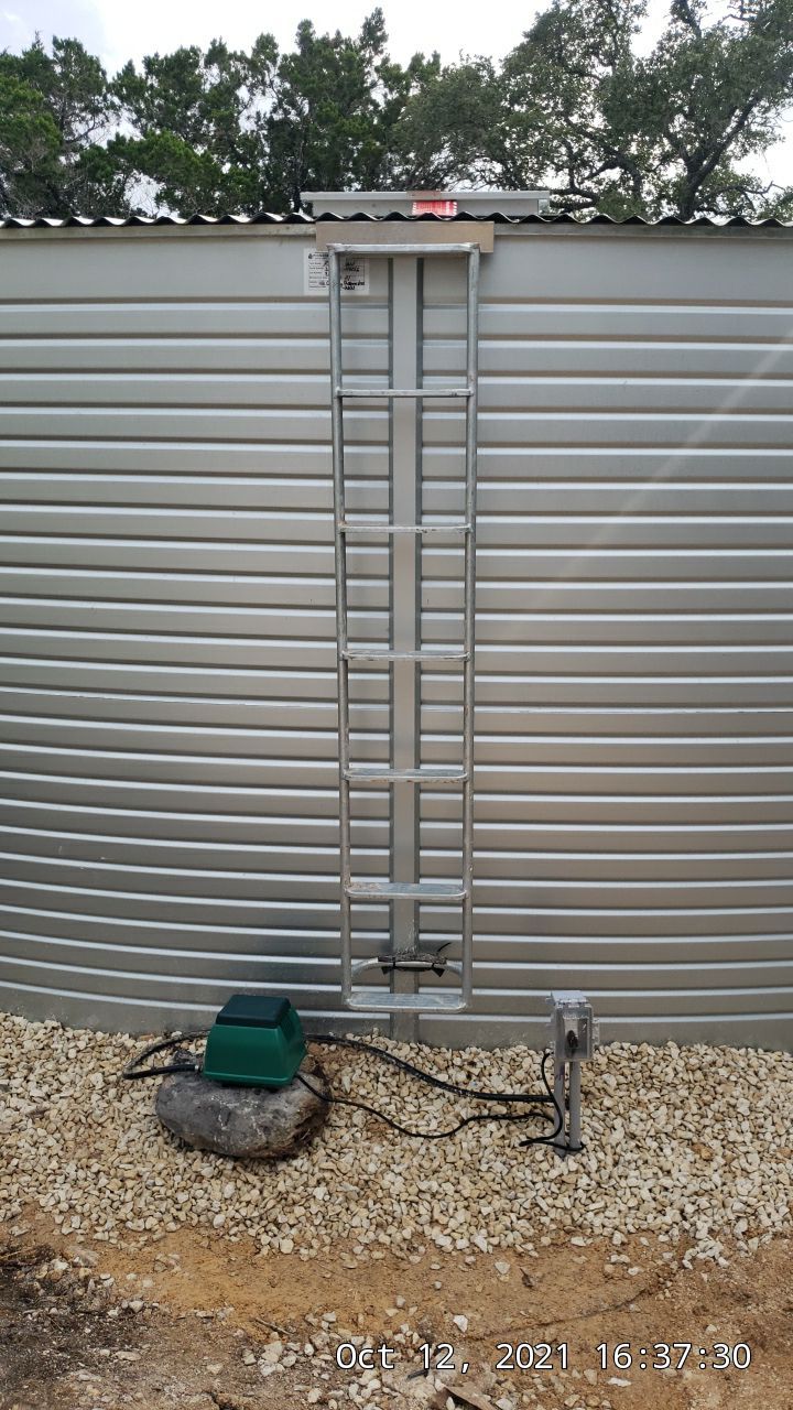 Major Addition using Pioneer XLR 30/2 ZN - 40K water tank by Hill Country Rain Water