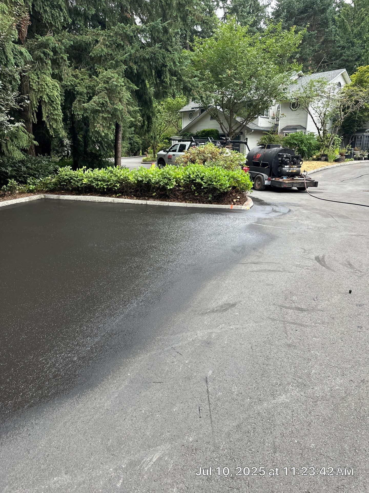 Curb Repaint | Seattle  by Jireh Asphalt & Concrete Inc 